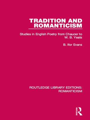 cover image of Tradition and Romanticism
